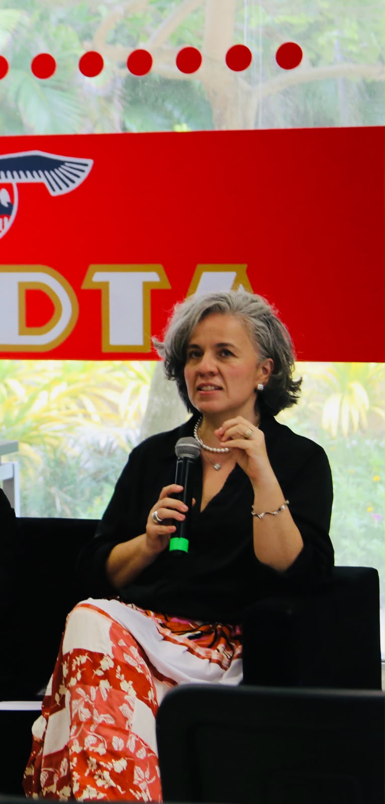 Johanna Pardo en un evento del sector